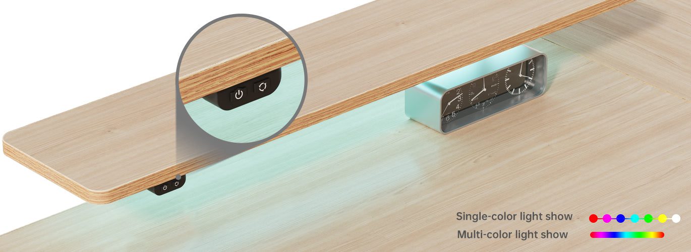 EGD-L60, Standing Desk, Maple