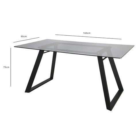 Glass Top Dining Table