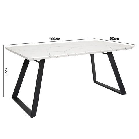 Marble Top Dining Table