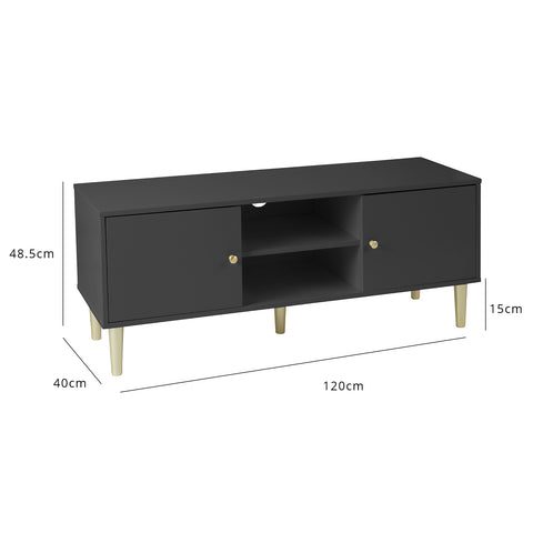 iliana black tv unit