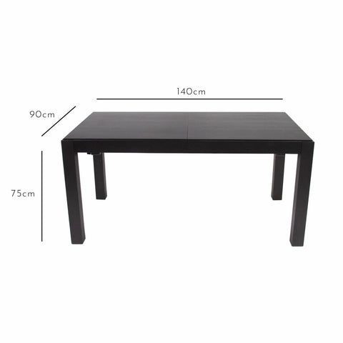 Magnus Black Small Dining Table