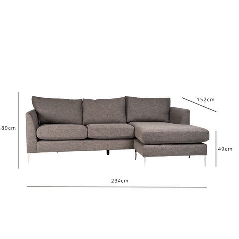 Grey Corner Sofa