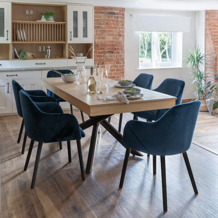 amelia-whitewash-dining-table-set-6-seater-freya-blue-carver-chairs-with-black-legs-laura-james-1