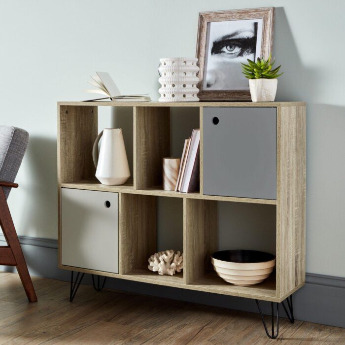 anderson-cube-storage-unit-oak-effect-with-grey-cupboards-laura-james-1