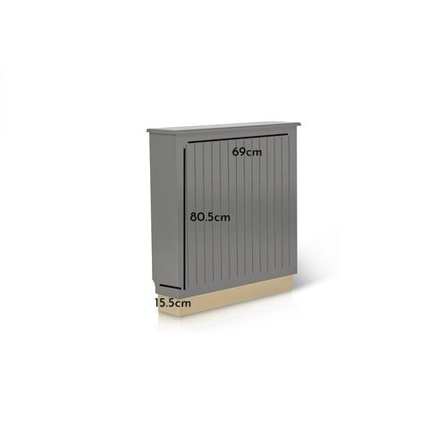 Iliana Grey Radiator Cover Small - Laura James