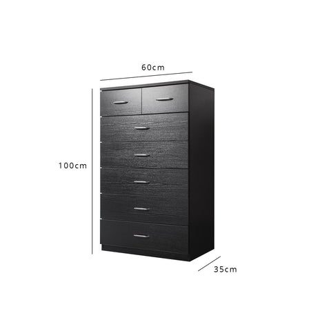 Essie Black Chest of Drawers