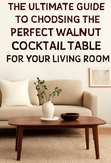walnut cocktail table