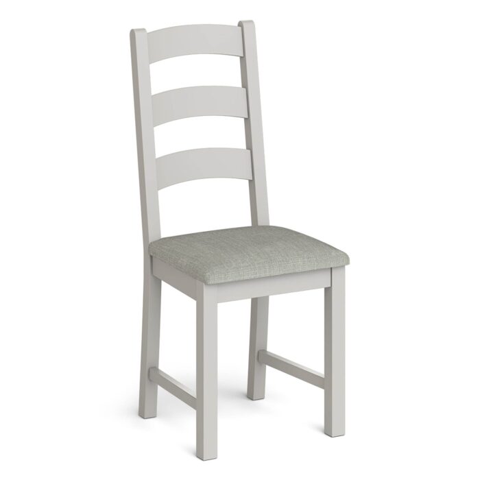 G5174-Grey-Painted-Wooden-Dining-Chair-Fabric-Padded-Seat-Lundy-Roseland-Furniture-1