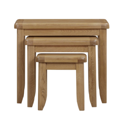 Tewkesbury Smoked Oak Nest of Tables